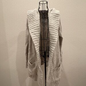 Abercrombie & Fitch Cream Knit Cardigan